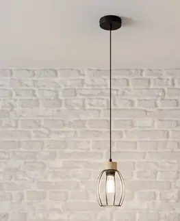 Závesné svietidlá BRITOP Závesná lampa Beeke s klietkovým tienidlom