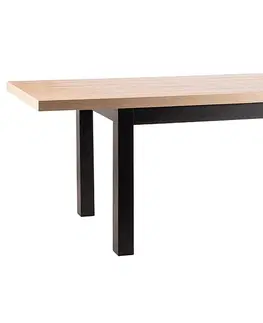 Jedálenské stoly PROVAL jedálenský stôl, dub Artisan / čierna