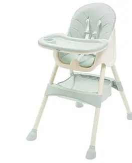 Dekorácie do detských izieb Baby Mix Jedálenská stolička Nora zelená, 51 x 43 x 27 cm
