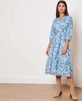 Dresses Tkané šaty s potlačou