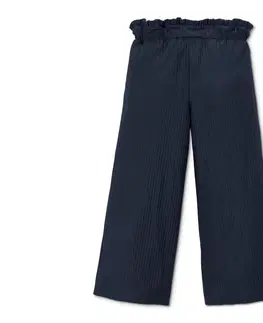Pants Plisované nohavice culottes s recyklovaným materiálom