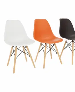 Jedálenské stoličky a kreslá Jedálenská stolička CINKLA 3 NEW Tempo Kondela Oranžová