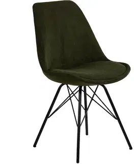 Plastové stoličky Stolička olive green 2 ks