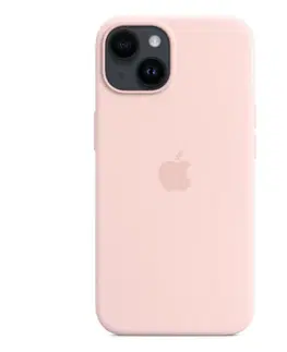 Puzdrá na mobilné telefóny Silikónový zadný kryt pre Apple iPhone 14 s MagSafe, kriedovo-ružová MPRX3ZMA