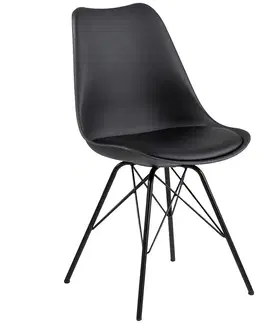 Plastové stoličky Stolička black 2 ks