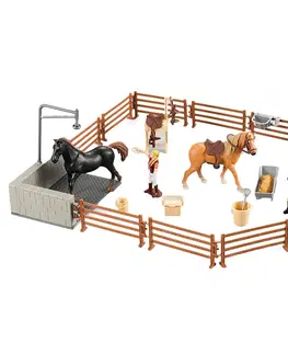 Hračky - figprky zvierat RAPPA - Umývací kút pre kone