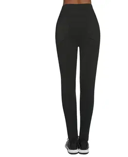 Dámske klasické nohavice Dámske športové legíny BAS BLACK Lorena grafit - XL