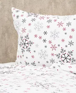 Obliečky 4Home Bavlnené obliečky Snowflakes, 140 x 200 cm, 70 x 90 cm
