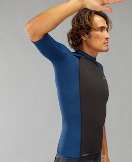 surf Pánske lykrovo-neoprénové termo tričko s UV ochranou na surf s krátkym rukávom