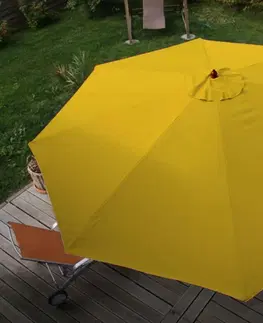 Slnečníky Záhradný slnečník Ø 3,5 m Žltá