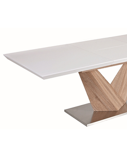 Rozkladacie Rozkladací jedálenský stôl ALARAS Signal 140-200x85x75 cm
