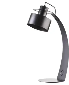 Lampy  Stolná lampa RIF 1xE27/60W/230V čierna 