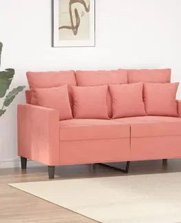 Pohovky a gauče 2miestna pohovka 120 cm Dekorhome Ružová
