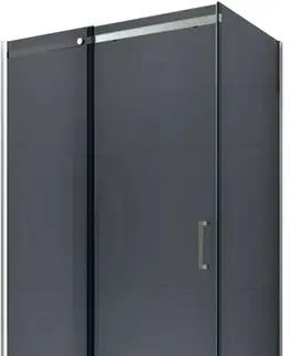 Sprchovacie kúty MEXEN/S - OMEGA sprchovací kút 140x100, grafit, chróm 825-140-100-01-40