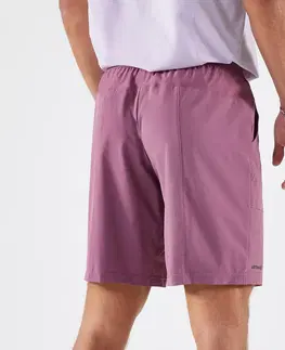 bedminton Pánske tenisové šortky Dry priedušné fialové