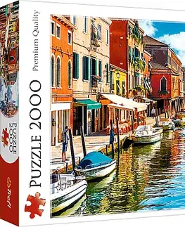 Hračky puzzle TREFL - Puzzle 2000 Ostrov Murano, Benátky