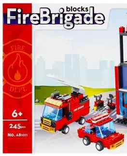 Hračky stavebnice EURO-TRADE - Stavebnica Alleblox Fire Brigade 245ks