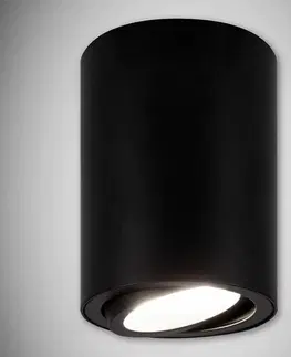 Moderné lampy do obývačky Nástenná lampa DWL GU10 Black 03533 K1