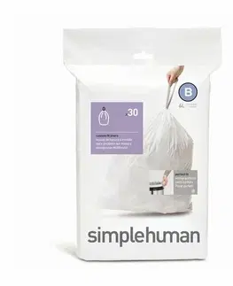 Odpadkové koše Simplehuman Vrecká do odpadkového koša B 6 l, 30 ks