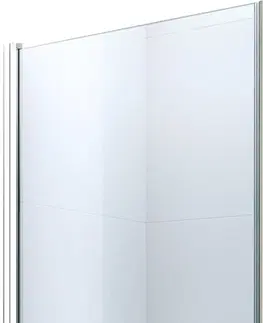 Sprchovacie kúty MEXEN - Pretoria sprchové dvere krídlové 95, transparent, chróm sa stenovým profilom 852-095-000-01-00