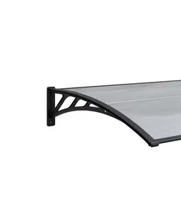 Vchodové prístrešky ArtRoja Panel polykarbonátu | priehľadná 1446 x 389 mm