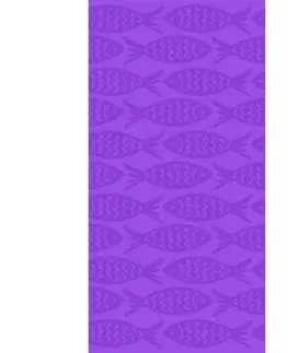 Doplnky do spálne B.E.S. Petrovice Plážová osuška velur Ryby, 70 x 140 cm