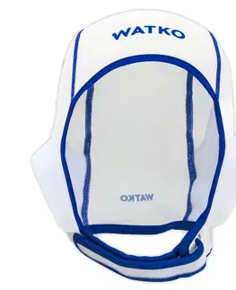 vodné športy Detská čiapka Easyplay na vodné pólo na suchý zips biela