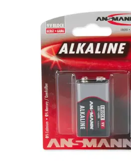 Predlžovacie káble Ansmann Ansmann 09887 6LR61 9V Block RED - alkalická batéria 9V 