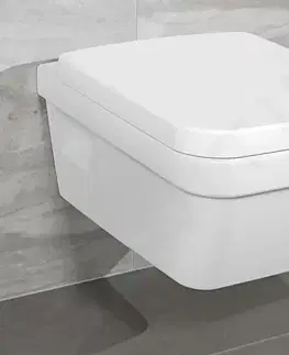 Záchody VILLEROY & BOCH - Architectura Závesné WC, zadný odpad, CeramicPlus, alpská biela 5685R0R1