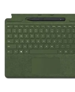 Klávesnice Klávesnica a pero Microsoft Surface Pro Signature ENG + Slim Pen 2, zelená 8X6-00142