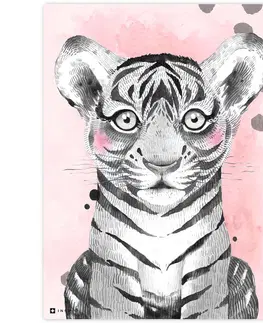 Obrazy do detskej izby Obraz do detskej izby - Farebný s tigrom