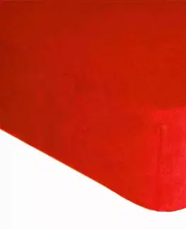 Plachty Forbyt, Prestieradlo, Froté Premium, červené 120 x 200 cm