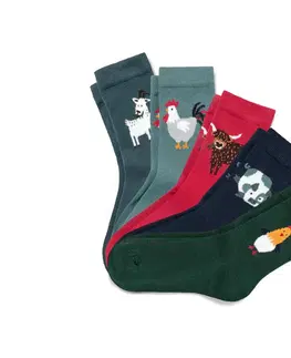Socks Detské ponožky, 5 párov, zvierací motív
