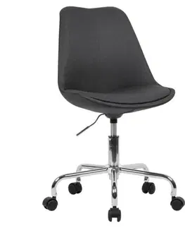 Kancelárske kreslá Otočná stolička Čierna