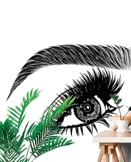 Samolepiace tapety Samolepiaca tapeta minimalistické ženské oči