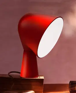 Stolové lampy Foscarini Foscarini Binic dizajnérska stolová lampa, červená