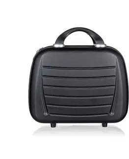 Batohy Pretty UP Cestovný škrupinový kufrík ABS16, veľ. 15, čierna