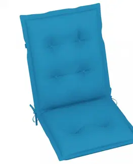 Sedákov Podušky na záhradné stoličky 6 ks Dekorhome Svetlo modrá