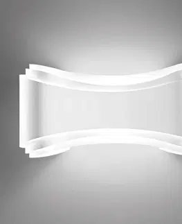 Nástenné svietidlá Selène Dizajnérske nástenné LED svietidlo Ionica v bielej