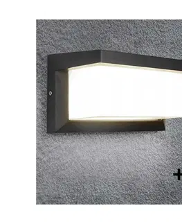 Svietidlá  LED Vonkajšie nástenné svietidlo NEELY 1xE27/10W/230V 3000K IP54 antracit 