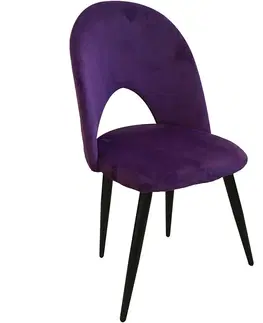 Čalúnené stoličky Stolička Sapporo 80148-V15 fialový