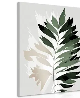 Obrazy stromy a listy Obraz minimalistická papraď