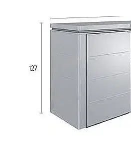 Úložné boxy Biohort Multiúčelový úložný box HighBoard 200 x 84 x 127 (strieborná metalíza) 200 cm (3 krabice)