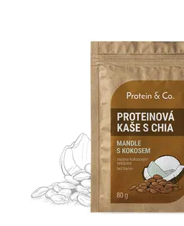 Kaše, müsli a cereálie Protein&co. Proteínová kaša s chia 80 g Zvoľ príchuť: Arašidy s karamelom