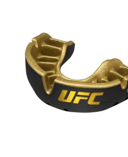 Boxerské chrániče Chránič zubov OPRO Gold UFC senior - čierny
