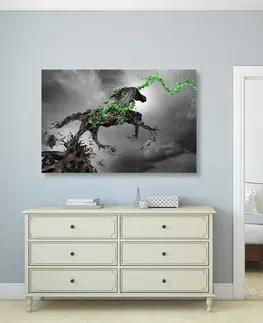 Obrazy zvierat Obraz kôň v jedinečnom prevedení