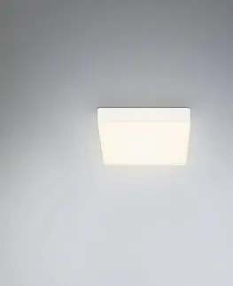 Stropné svietidlá Briloner Stropné svietidlo Flame LED, 15,7 x 15,7 cm, biele