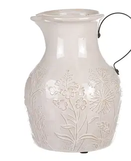 Vázy keramické Váza/džbán Flores, 21 x 26 x 17 cm, keramika