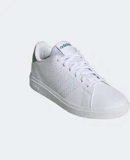 detské tenisky Detské tenisky Adidas ADVANTAGE bielo-zelené