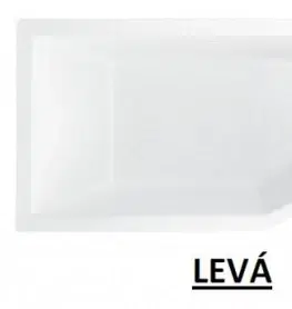 Vane HOPA - Asymetrická vaňa ESTE - Rozmer vane - 150 × 75 cm, Spôsob prevedenia - Pravé VANEST15P + OLVPINOZ